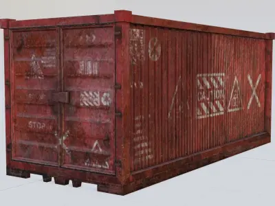 CARGO CANTINERS GAME READY Low-poly 3D model