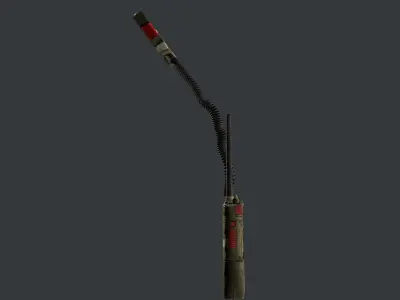 Radio Military Low-poly 3D model purchase