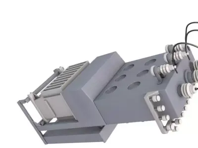 High Voltage Transformer 3D model purchase