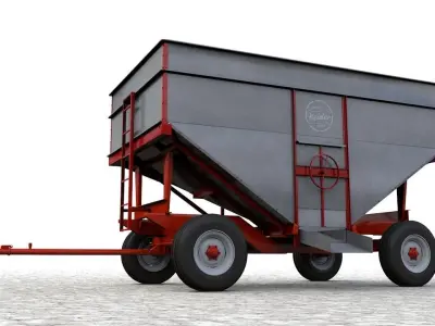 Heider Gravity Flow Wagon 3D model