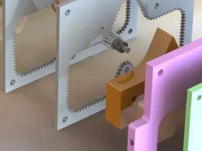 Toothed jig asm Free 3D model