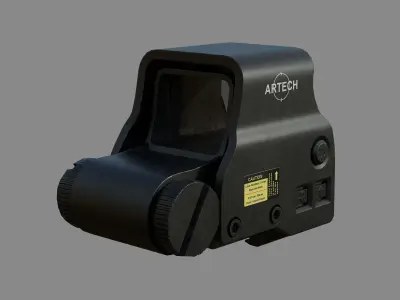 Weapon - Scope - 01 - EoTechXPS3 Low-poly 3D model
