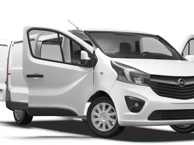 Opel Vivaro Van L2H1 HQInterior 2019 3D model