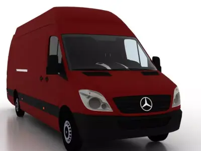 Mercedes Benz Sprinter L4H3 2009 Cargo EU 3D model
