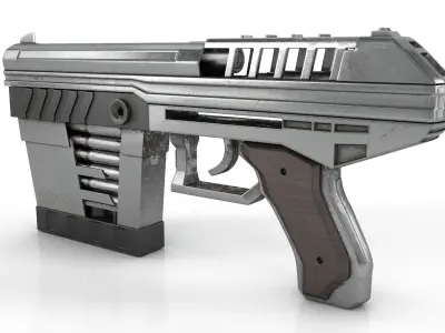 SCI-FI Handgun 3D model purchase