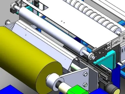 Rewinding Machine Free 3D model
