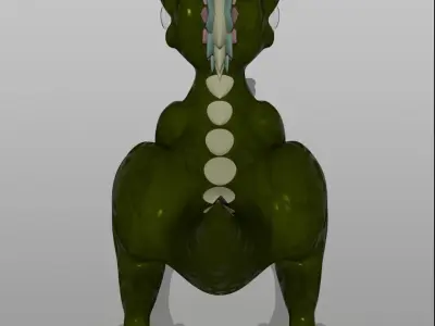 Dinosaur 3D model 12