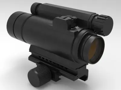 Aimpoint CompM4 Low-poly 3D model