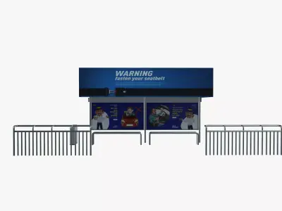 Bus Stop 3D model purchase