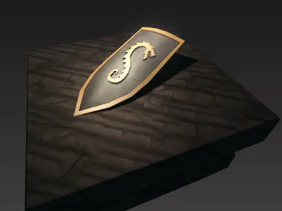 Simple Shields Low-poly 3D model
