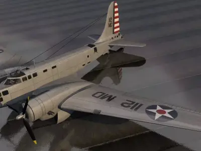 Douglas B-23 Dragon 3D model