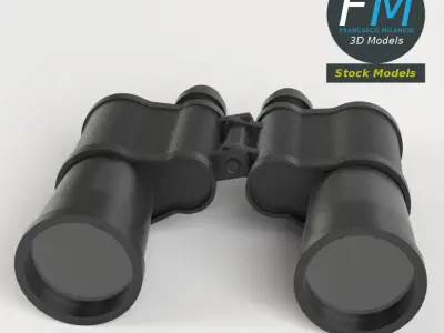Binoculars 3D model get