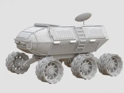 Rover Mars explorer  3D model