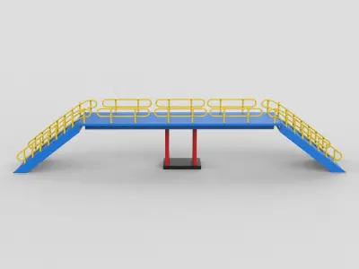  Industrial Terrain Range 3D model