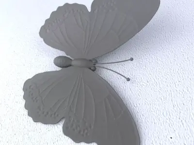 Butterfly 3D print model