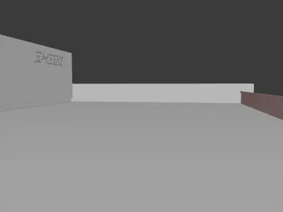 Scene Automotive Blender Free low-poly 3D model