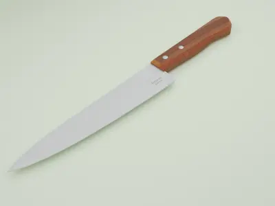 Kitchen knife PBR Low-poly 3D model