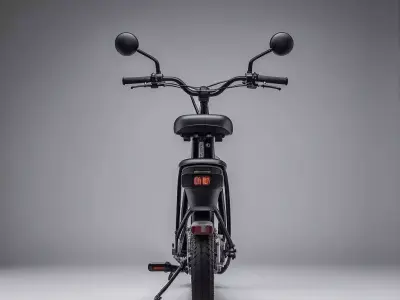 Rugged Electric Bicycle Low-poly 3D model