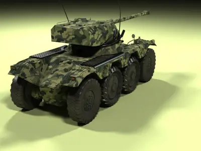 Panhard EBR 90 3D model