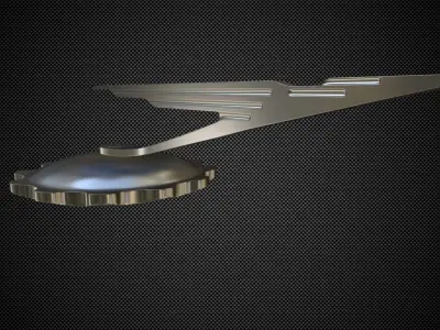 Duesenberg Hood Ornament 3D model