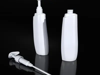 Realistic model of a Lotion Bottle Tube 3D model