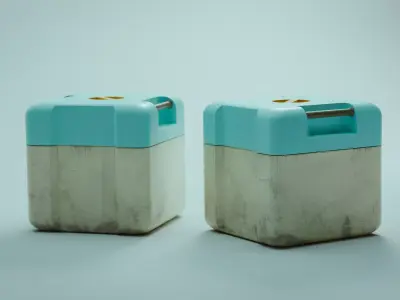 Box  storage Sci-fi  Medical Science  3D model