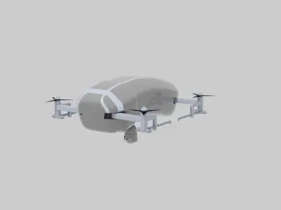Sci-fi Drone 3D model 3