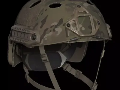 Ops-Core XP and Carbon Bump Low-poly 3D model