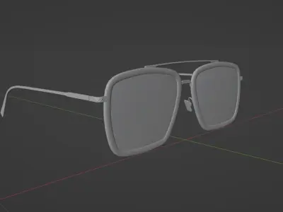 Sci Fi Glasses Iron man Edith 3D model