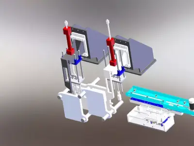 HBD121 machine with different parts Free 3D model