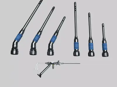Nendoscope Hand drill Low-poly 3D model