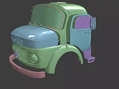 Mercedes Benz 3D print model by fabianostl