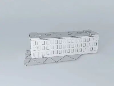 College Gawęckiego Free 3D model