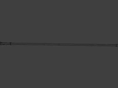 Stylized Basic Spear Low Poly Low-poly 3D model
