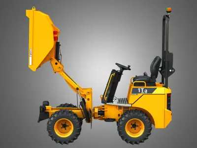 1T-2 Electric High Tip Dumper 3D model