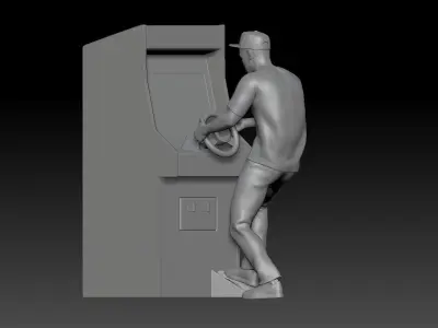 ARCADE MONSTER TRUCK GAME 3D print model