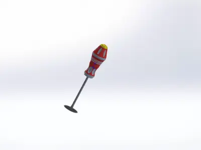 screwdriver 3D model 2