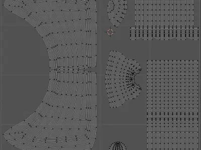 One-Handed Dwarf Axe 3D model