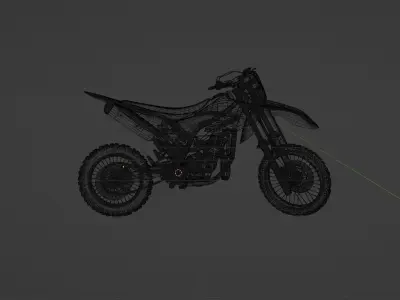 YAMAHA WR155 ALL NEW 3D model