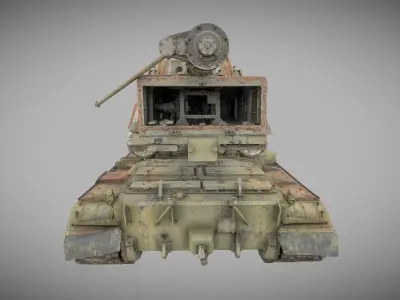 Self-propelled rocket launcher S-125 Newa 3D model