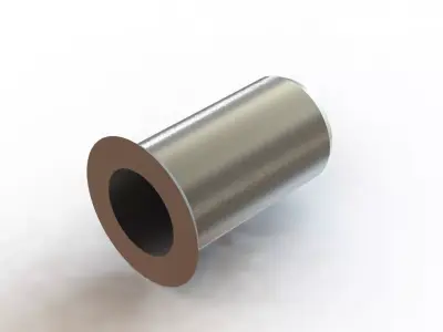 Rebite Roscado Cabeca Plana M6 Threaded Rivet Flat Head 3D model
