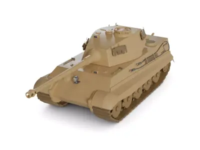 Tiger II tank 3D model