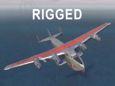 Yankee Clipper Flying Boat 3D model