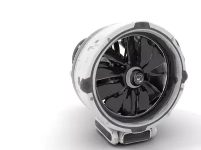 Futuristic Jet Engine Model Pack Low-poly 3D model buy