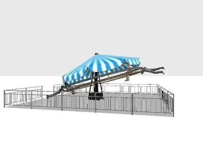 ombak banyu pasar malam 3D model
