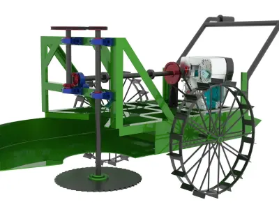 Rice Cutter - Alat Pemotong Padi 3D model