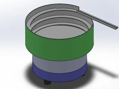 Printer accessories bearing automatic assembly machine 3D model