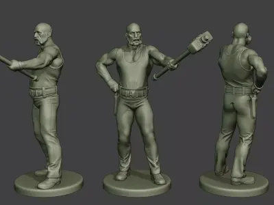 Bill HammerMan BH1 0002 3D print model