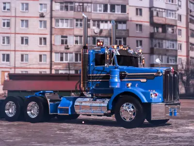 Kenworth T800  3D model