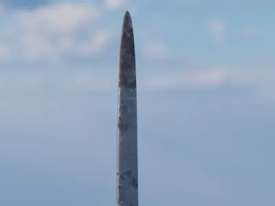 Game Ready Sword Low-poly 3D model